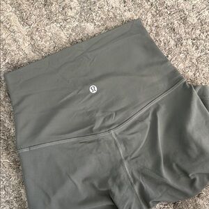 lululemon athletica Gray Bike Shorts High-Waisted Performance